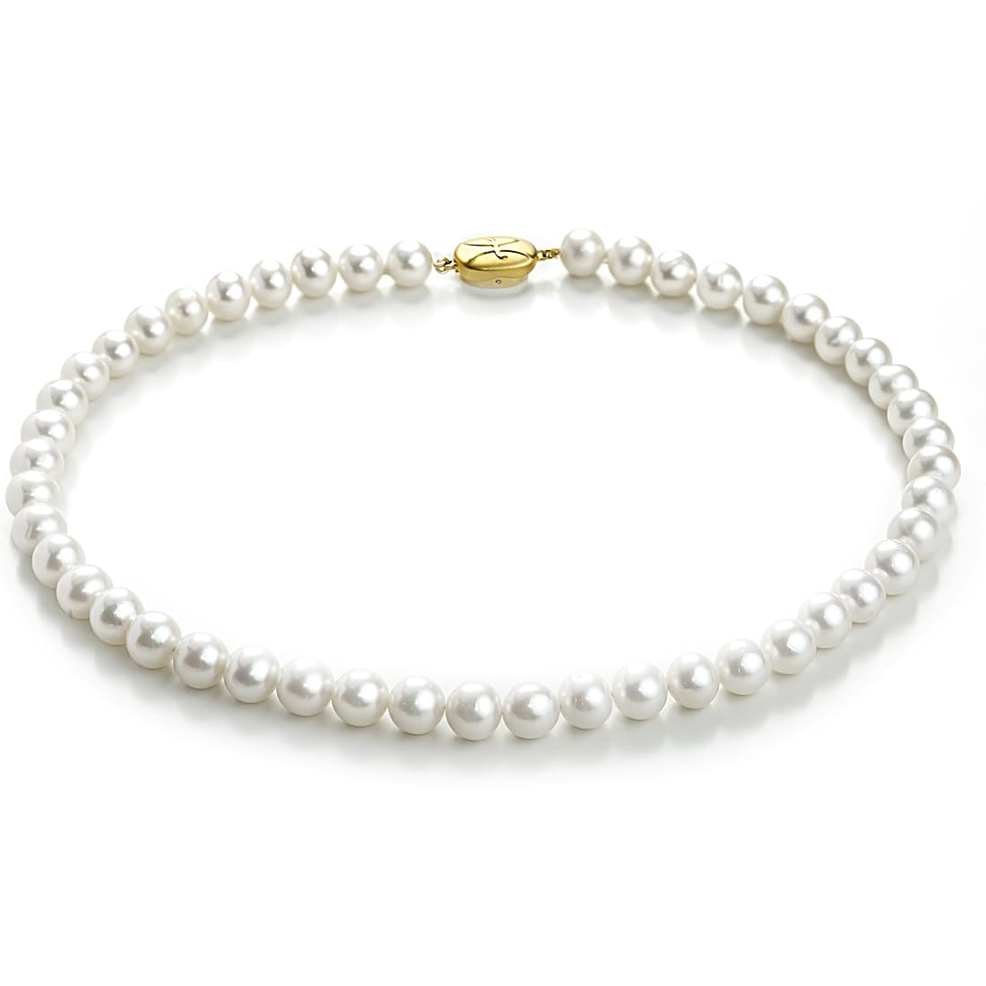 Ожерелье из крупного белого жемчуга