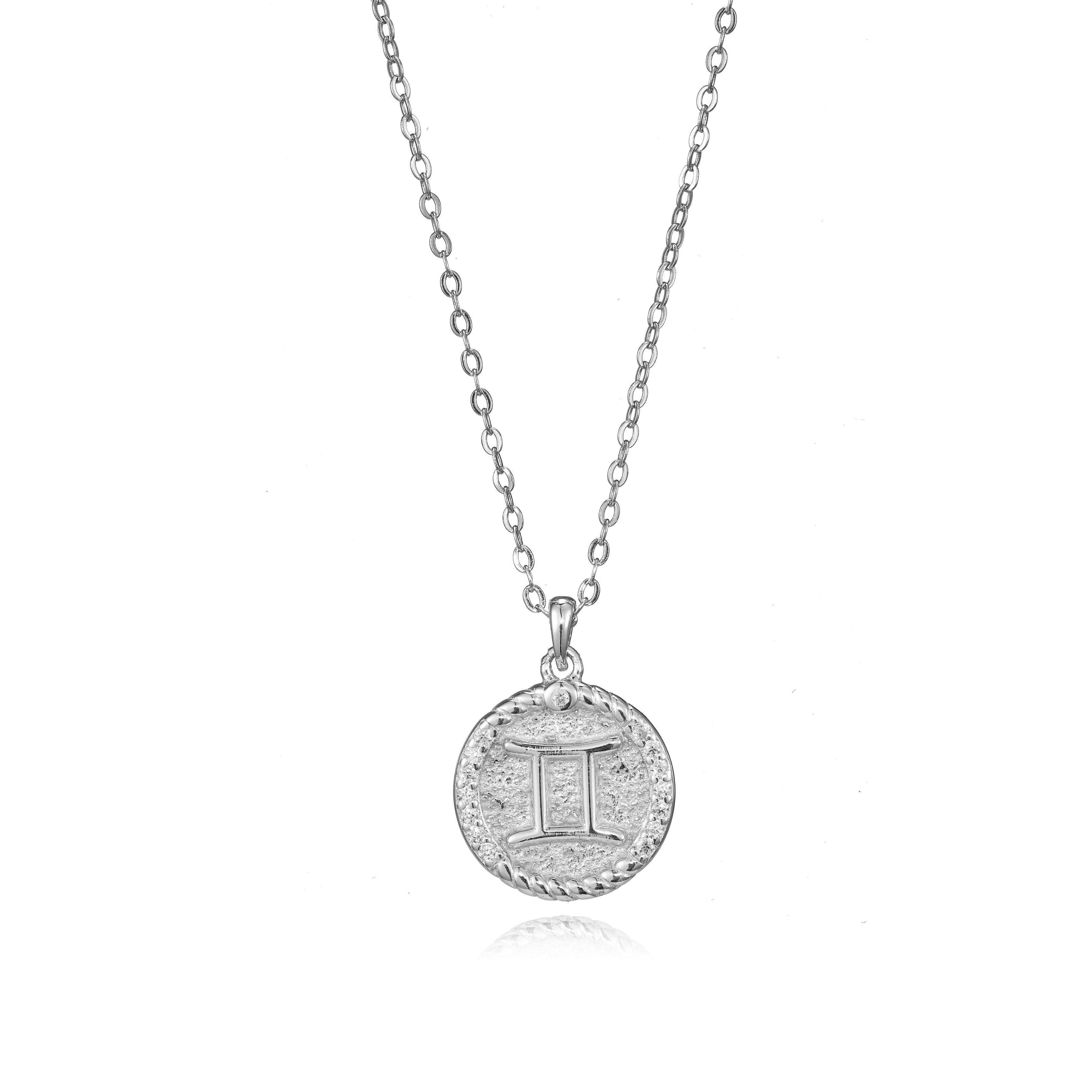 Серебряная подвеска Созвездие Nasonpearl знака зодиака Рыбы